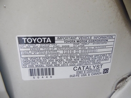 2005 TOYOTA TUNDRA SR5 WHITE XTRA CAB 4.7L AT 4WD Z17679